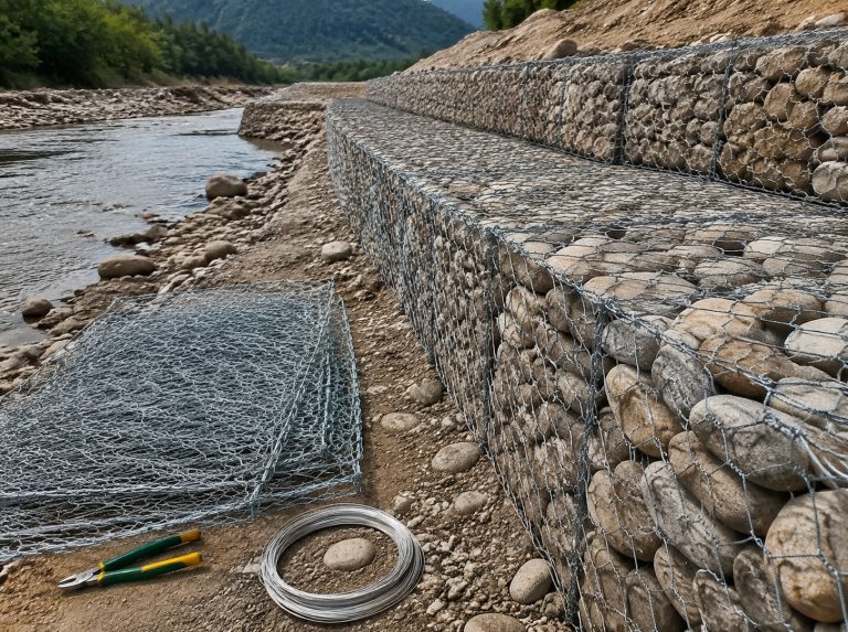 石渠县河道边坡石笼网